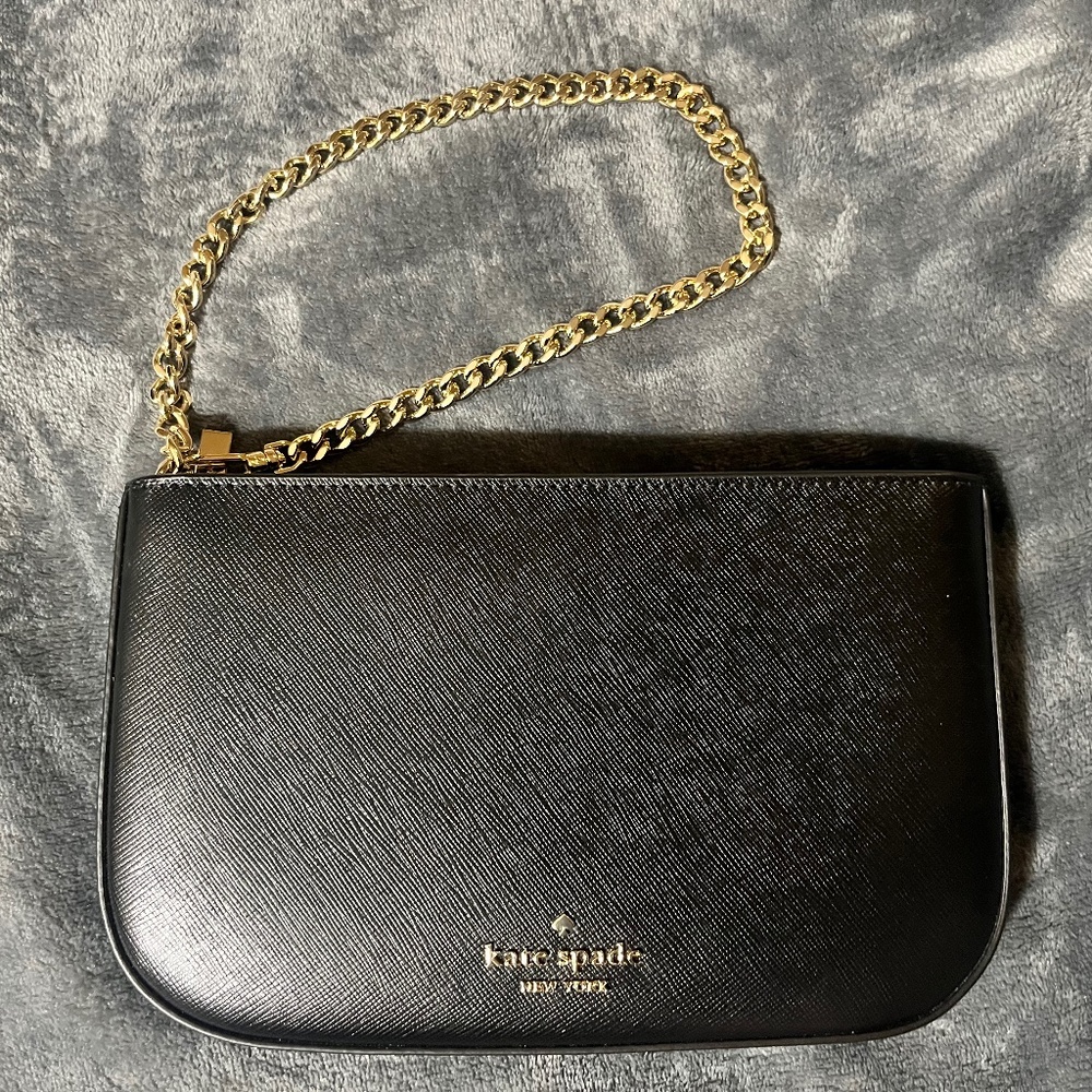 New Kate Spade mini bag with chain strap (gold)
